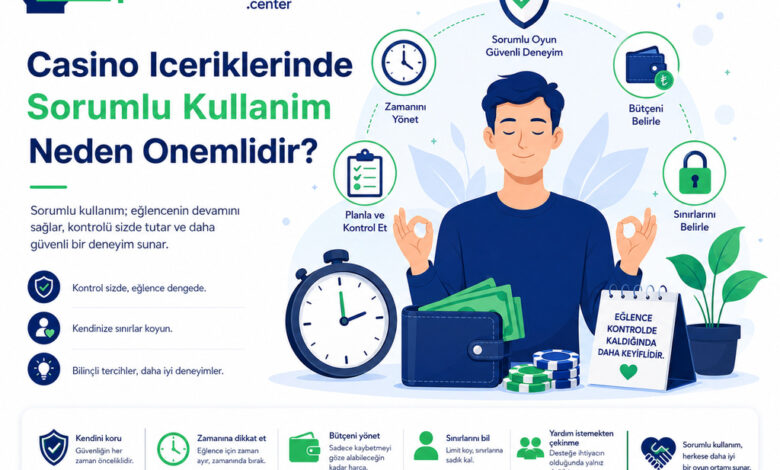 Casino İçeriklerinde Sorumlu Kullanım