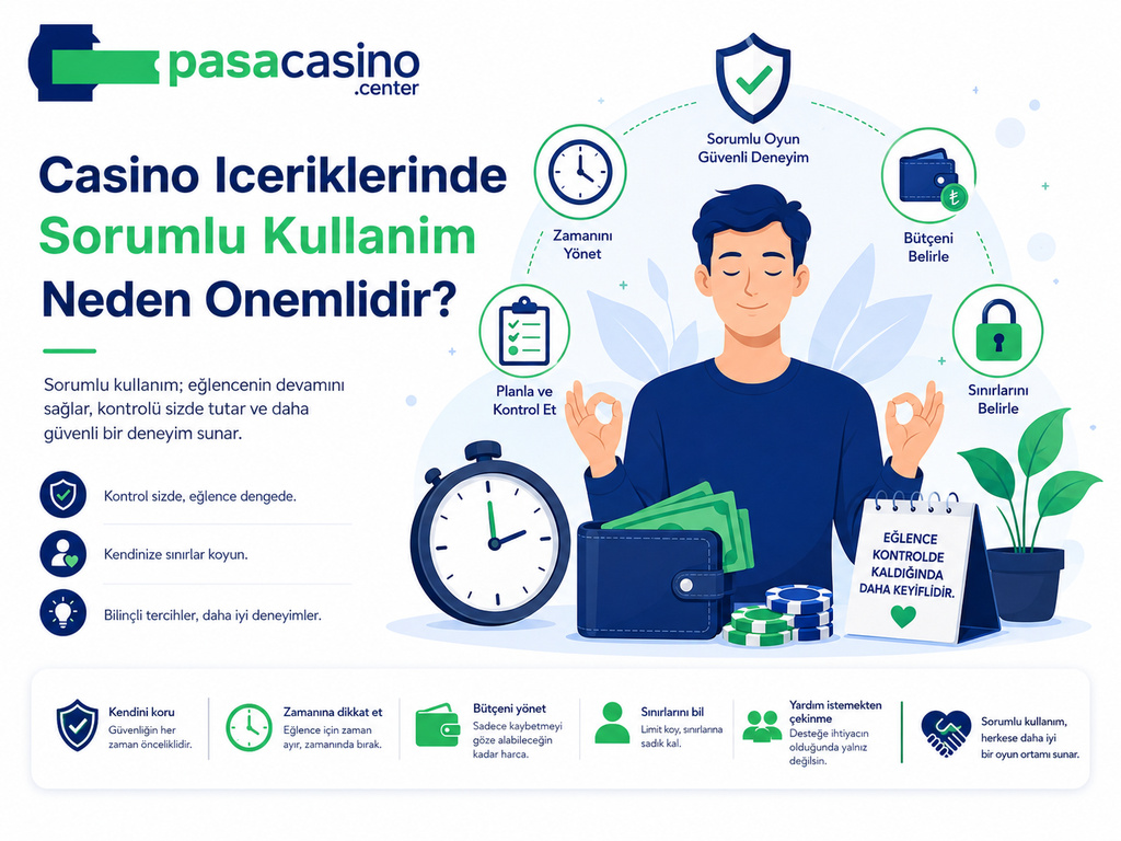 Casino İçeriklerinde Sorumlu Kullanım